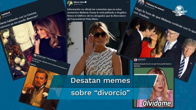 Melania ya tendría planes de divorcio