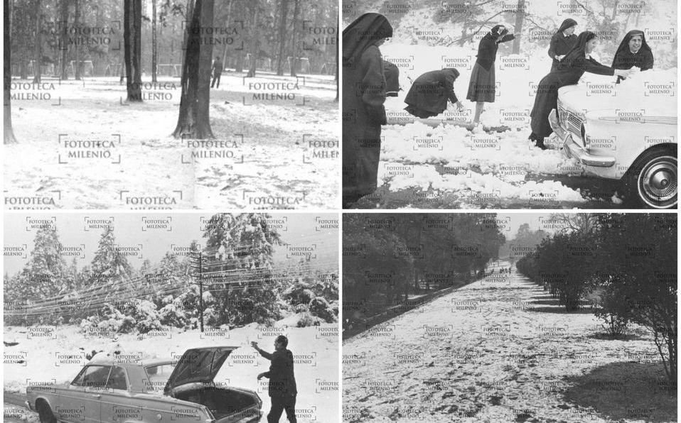 Así fue el día que Chapultepec y otras zonas de CdMx se cubrieron de nieve Así fue el día que Chapultepec y otras zonas de CdMx se cubrieron de nieve
