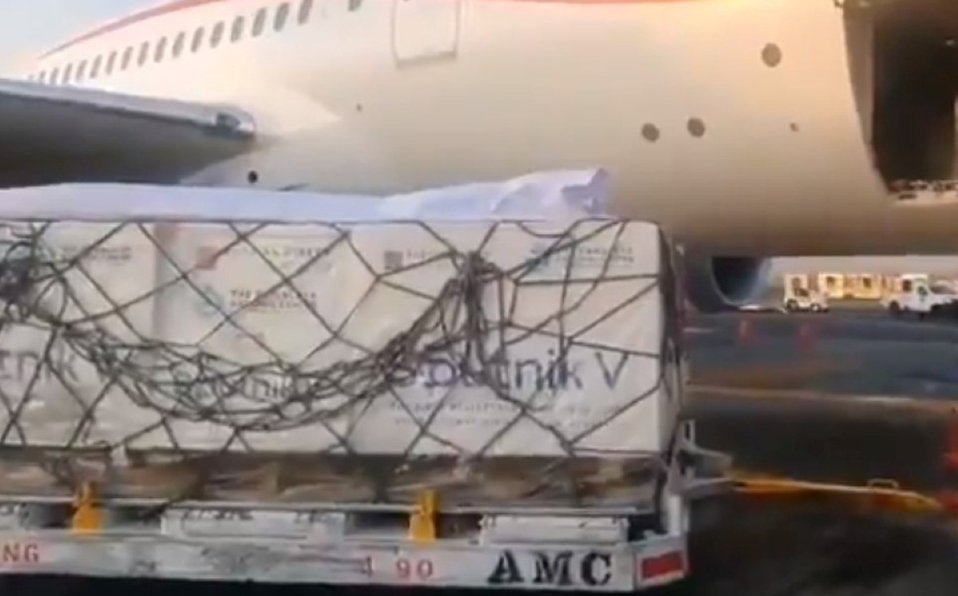 Llega a México nuevo lote con 500 mil dosis de vacuna anticovid Sputnik V Llega a México nuevo lote con 500 mil dosis de vacuna anticovid Sputnik V