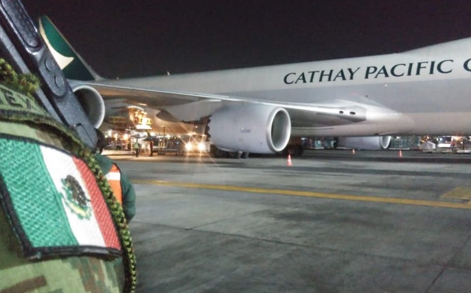 Llega a México un millón más de vacunas anticovid de Sinovac Llega a México un millón más de vacunas anticovid de Sinovac