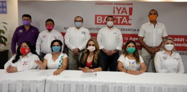 Candidatos a la Alcaldía Firman