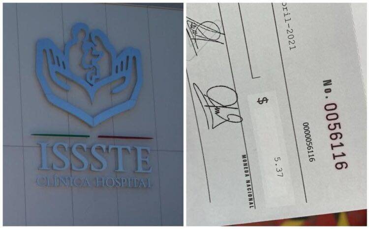 MÉDICO ACUSA AL ISSSTE DE PAGARLE SOLO 5 PESOS POR CUATRO MESES DE TRABAJO MÉDICO ACUSA AL ISSSTE DE PAGARLE SOLO 5 PESOS POR CUATRO MESES DE TRABAJO