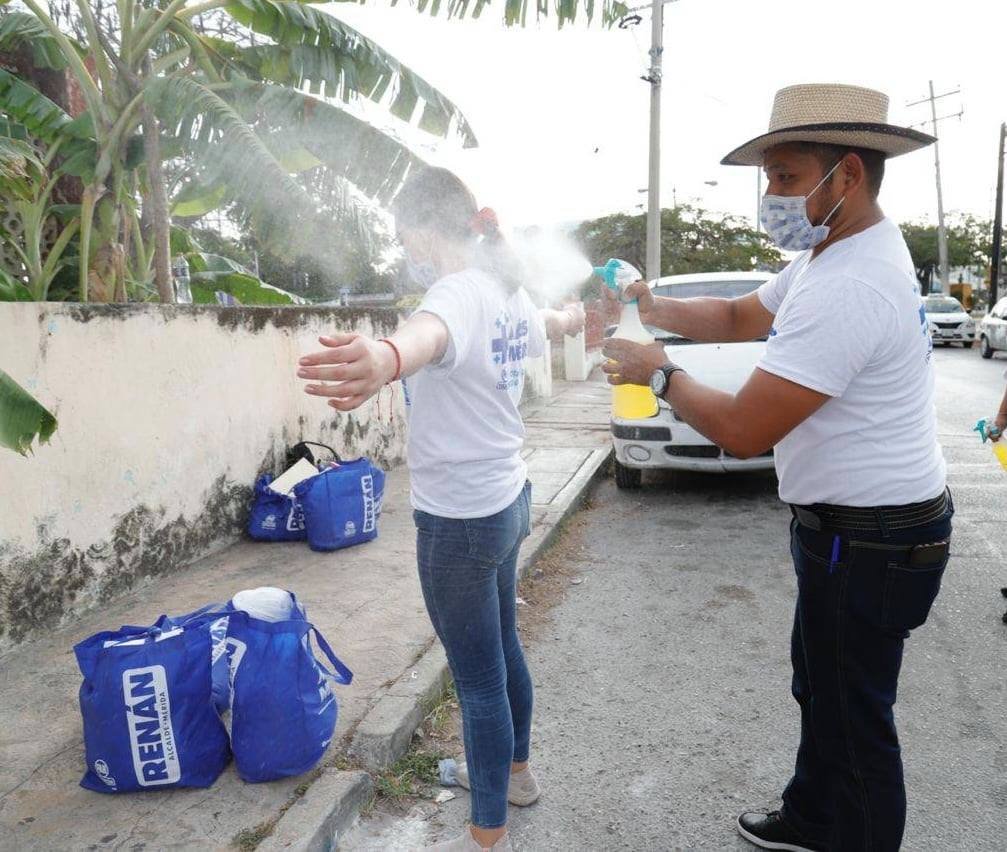Propuesta innovadora del candidato del PAN Rénan Barrera para proteger a su equipo de campaña contra Covid-19 Propuesta innovadora del candidato del PAN Rénan Barrera para proteger a su equipo de campaña contra Covid-19