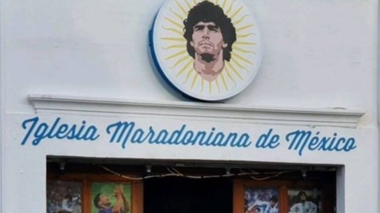 ¿Ya conoces la Iglesia Maradoniana en Cholula?