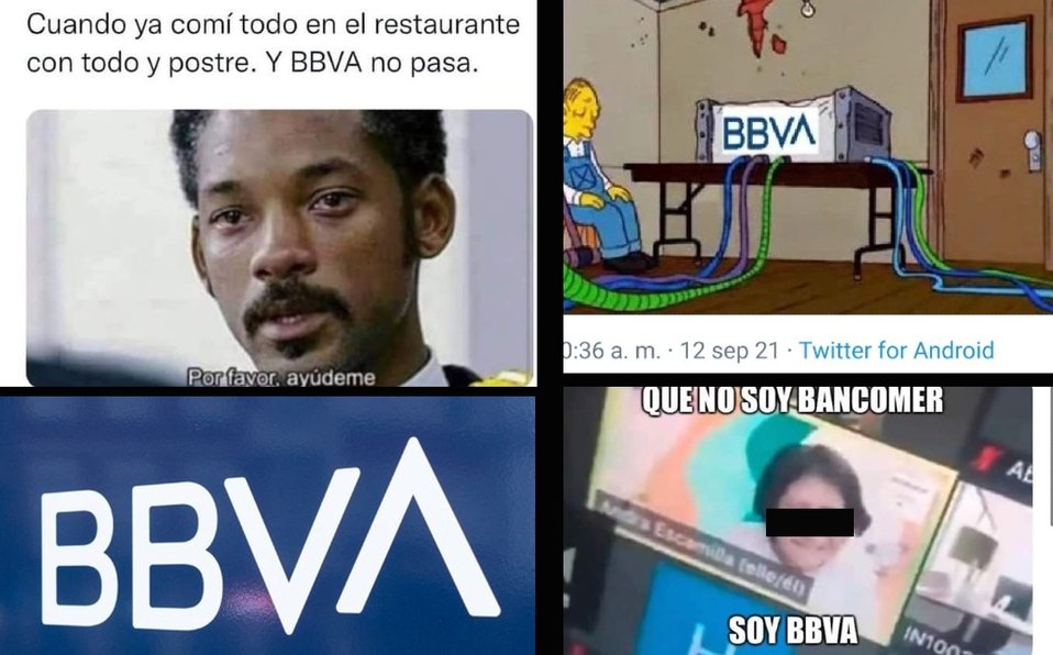«Te pasas, Bancomer»: Estos son los mejores memes virales de las fallas en BBVA «Te pasas, Bancomer»: Estos son los mejores memes virales de las fallas en BBVA