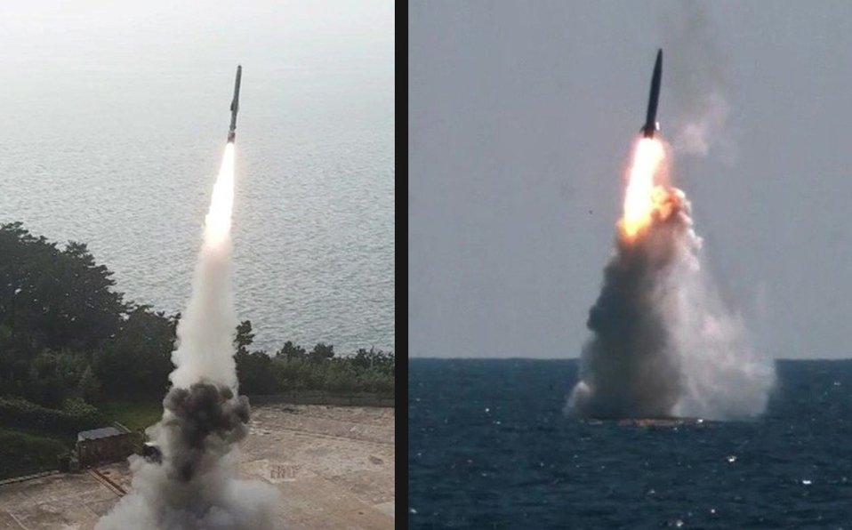 Tensión entre Corea del Norte y Sur: Pionyang dispara dos misiles; Seúl responde con uno desde un submarino Tensión entre Corea del Norte y Sur: Pionyang dispara dos misiles; Seúl responde con uno desde un submarino