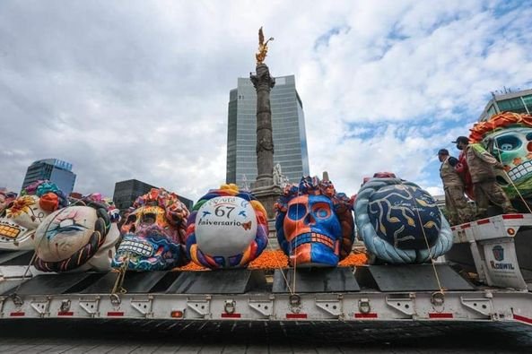 LLEGA LA EXPOSICIÓN “FRIDA CRÁNEOS” A MONUMENTO DE LA CDMX LLEGA LA EXPOSICIÓN “FRIDA CRÁNEOS” A MONUMENTO DE LA CDMX