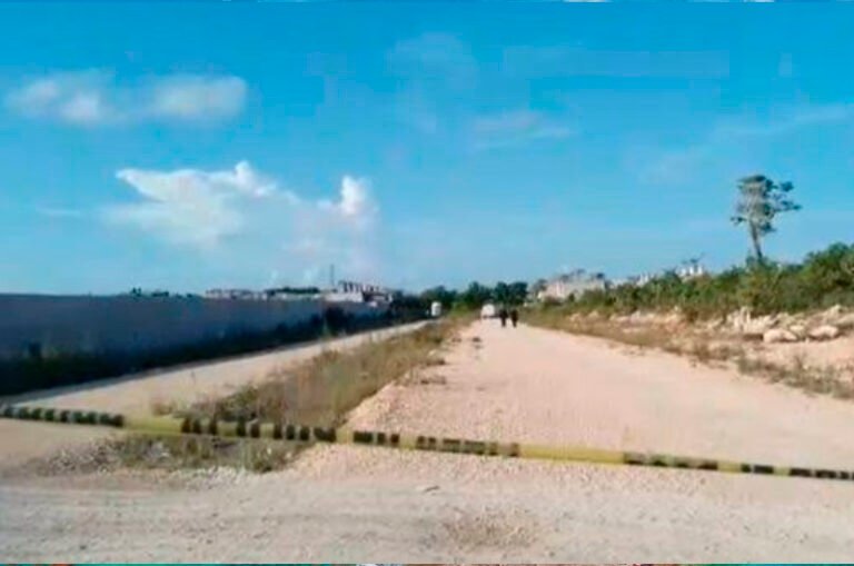 Encuentran cuerpo descuartizado detrás del fraccionamiento Rincón del Prado de Cancún