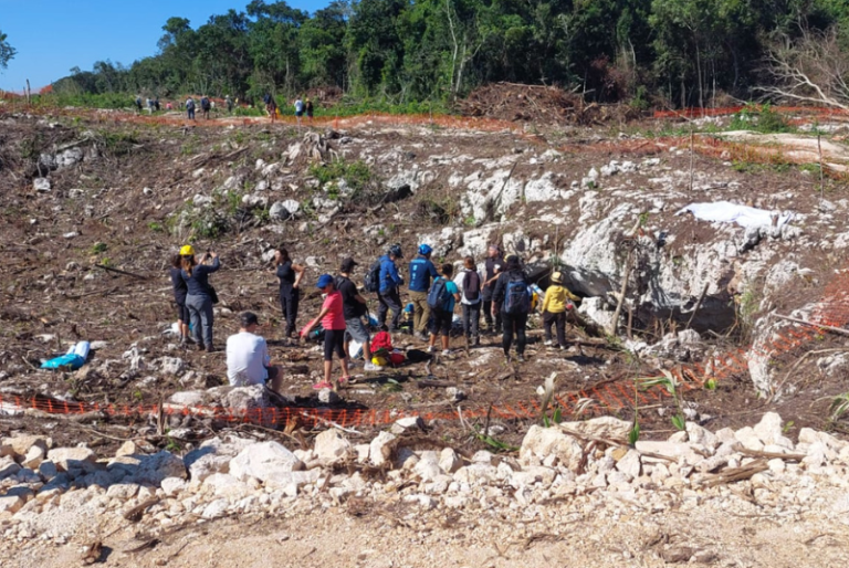 Realizan «Caravana por el Agua y la Selva» para conocer las afectaciones en el tramo 5 del Tren Maya