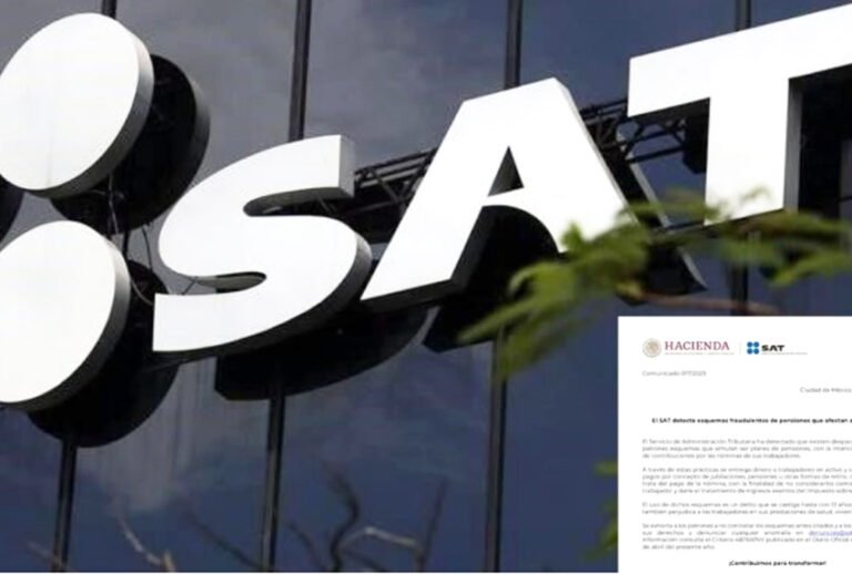 SAT alerta sobre fraudes en pensiones de trabajadores para evadir impuestos
