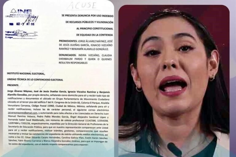Pide MC a INE investigar a Gobernadora de Colima