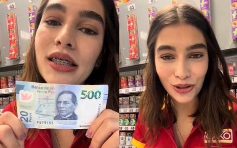 Estafan a cajera de Oxxo con billete de ‘520 pesos’ y se hace viral Estafan a cajera de Oxxo con billete de ‘520 pesos’ y se hace viral