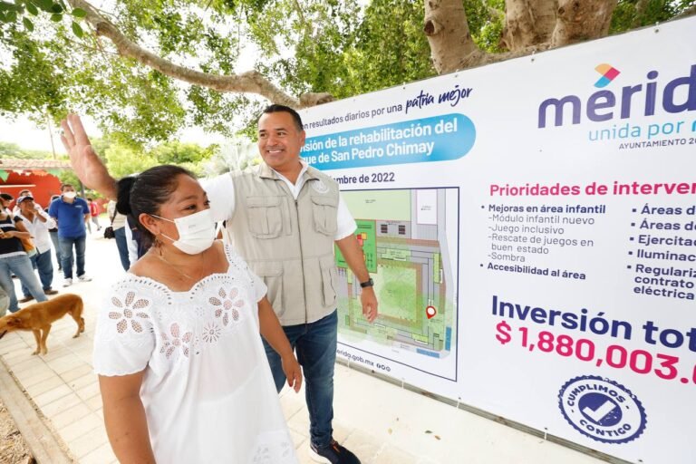 El alcalde de Mérida Renán Barrera «Desarrollo económico y social deben ir juntos: inversión millonaria en comisarias»