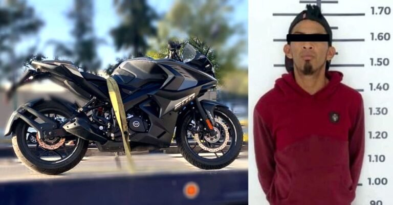 FRUSTRAN POLICÍAS DE SAN ANDRÉS ROBO DE MOTOCICLETA