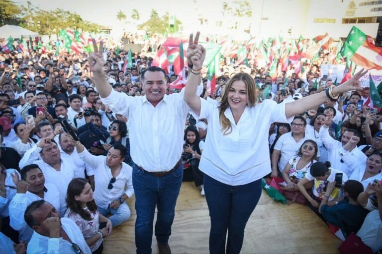 Renán Barrera y Cecilia Patrón: PAN, PRI y PANAL unidos por la Bandera de Yucatán